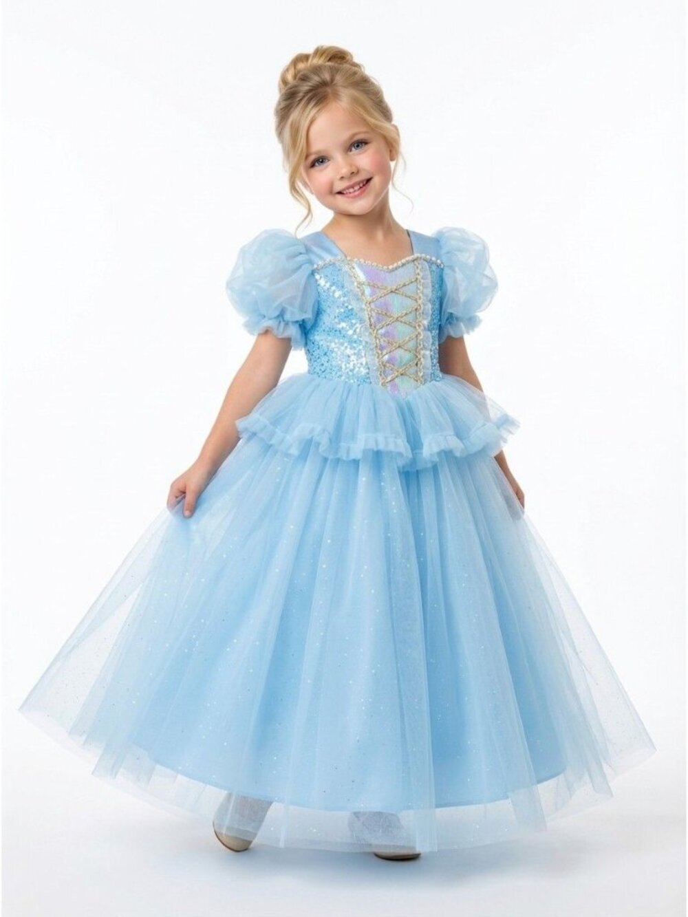 Girls Cinderella Inspired  Dress
